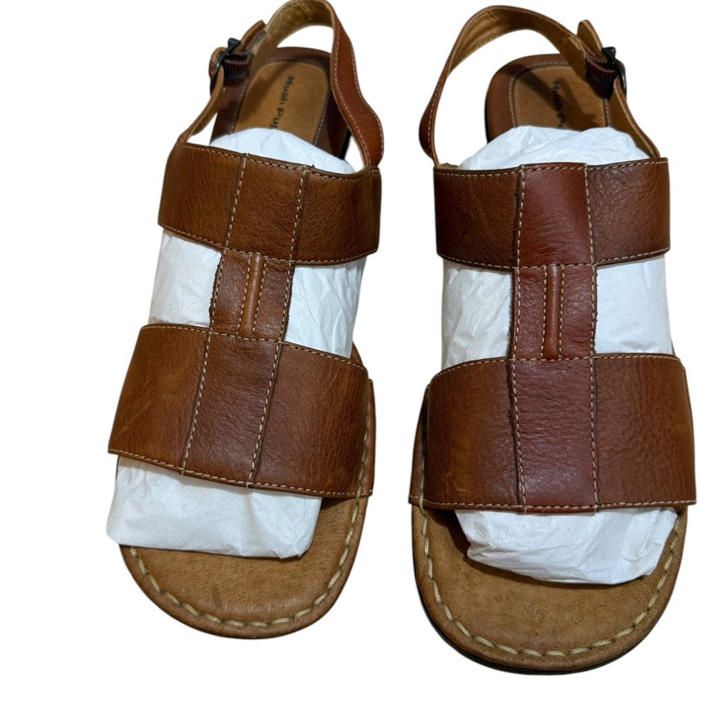 Hush Puppies Brown Leather Sandals - Picture 12 of 13